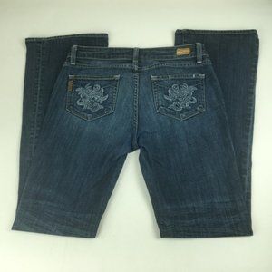 Paige Jeans Size 29 Hollywood Hills Low Rise Boot